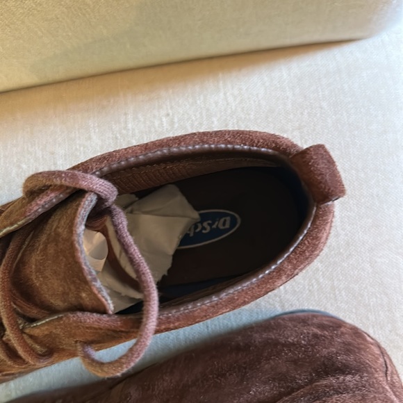 Dr Scholls Vintage Women’s Suede Lace Up Ankle Boots Brown Size 8W Wide - Picture 7 of 11